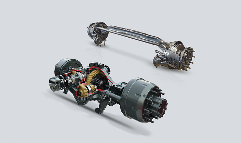 车桥 承载更多，成本更低